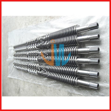 bimetallic conical twin screw barrel for WPC